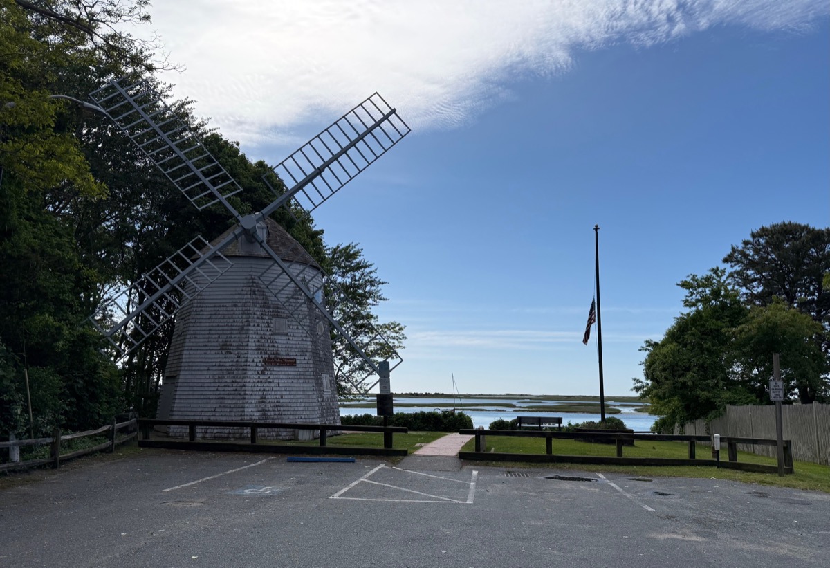 Judah Baker Windmill overlooking the bay